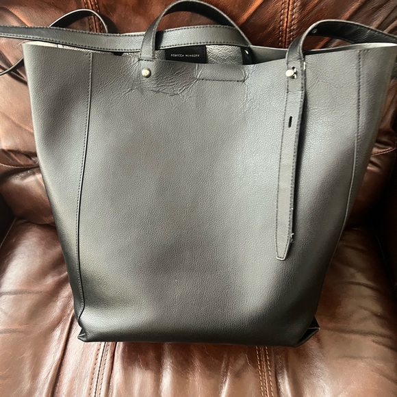 Rebecca Minkoff Black Tote Bag with Sleek Design Good used condition - Picture 6 of 7